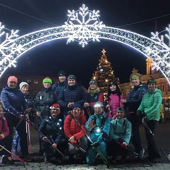 Mělník - vánoční Nordic Walking do tmy