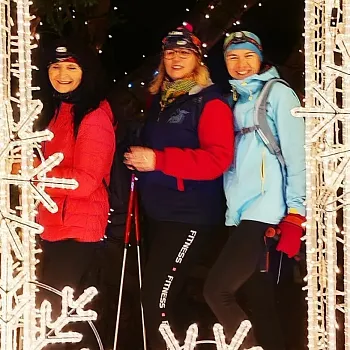 Mělník - vánoční Nordic Walking do tmy