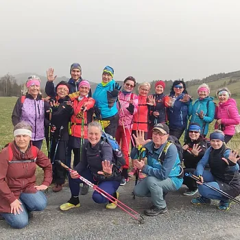 Zlaté Hory - Bílá sobota 2024, z Forvízu přes Větrnou a Bišovku do Cukmantlu