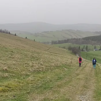 Zlaté Hory - Bílá sobota 2024, z Forvízu přes Větrnou a Bišovku do Cukmantlu