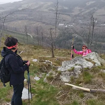 Zlaté Hory - Bílá sobota 2024, z Forvízu přes Větrnou a Bišovku do Cukmantlu