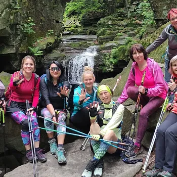 Beskydy - NW výšlap k hospodě u Veličků a vodopádům Satiny