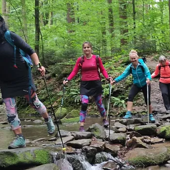 Beskydy - NW výšlap k hospodě u Veličků a vodopádům Satiny