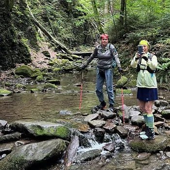 Beskydy - NW výšlap k hospodě u Veličků a vodopádům Satiny