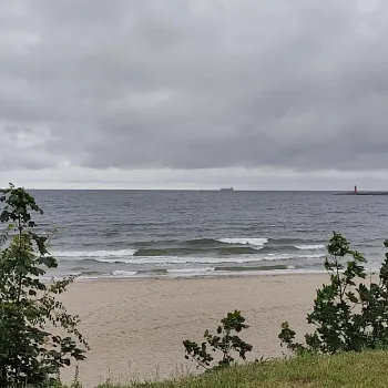 Narozeninový Balt - den první. Nordic Walking k majáku Gdaňsk,Nowy Port