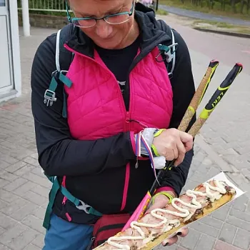 Narozeninový Balt - den první. Nordic Walking k majáku Gdaňsk,Nowy Port