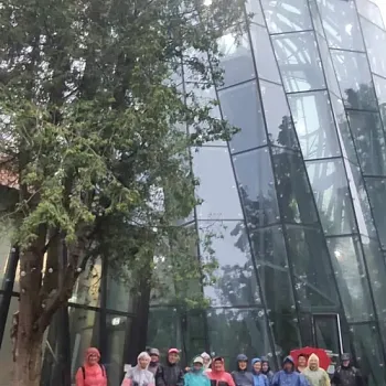 Narozeninový Balt. Den čtvrtý, zmáčený. Oliwa, rozhledna Pacholek, ledovcová moréna. Sopot.