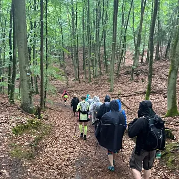 Narozeninový Balt. Den čtvrtý, zmáčený. Oliwa, rozhledna Pacholek, ledovcová moréna. Sopot.