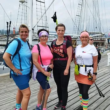 Narozeninový Balt. Den čtvrtý, zmáčený. Oliwa, rozhledna Pacholek, ledovcová moréna. Sopot.