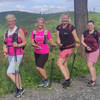 Zlatohorsko - Nordic Walking setkávání v Bílé vile
