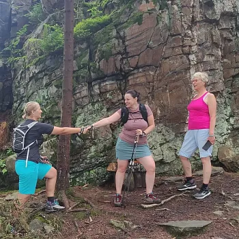 Zlatohorsko - Nordic Walking setkávání v Bílé vile