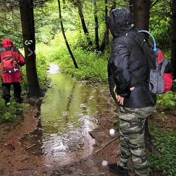 Narozeninový Nordic Walking výšlap samá voda