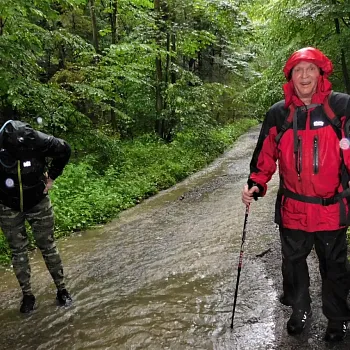 Narozeninový Nordic Walking výšlap samá voda
