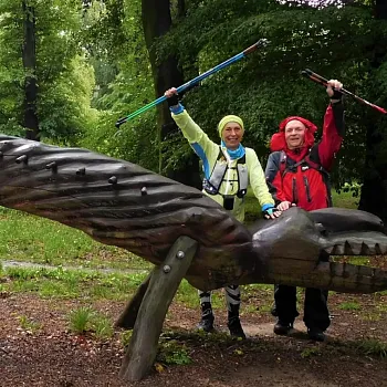 Narozeninový Nordic Walking výšlap samá voda