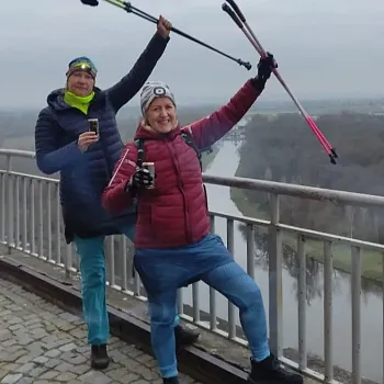 Mělník před vánoci 2024 - Nordic Walking výšlap do tmy počtvrté