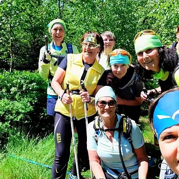 Jeseníky - vydařený Nordic Walking přechod Videlský kříž - Rejvíz