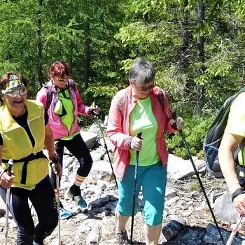 Jeseníky - vydařený Nordic Walking přechod Videlský kříž - Rejvíz