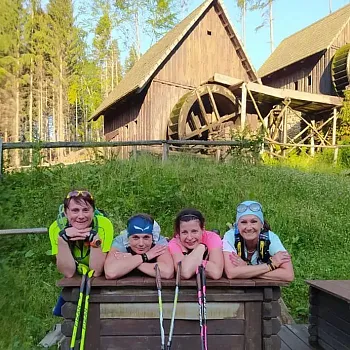 Jeseníky - vydařený Nordic Walking přechod Videlský kříž - Rejvíz