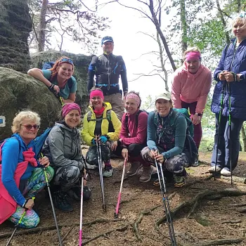 Kokořínsko - Nordic Walking přes Vrátenskou horu, Housku, Beškovský vrch do Panské Vsi u Dubé