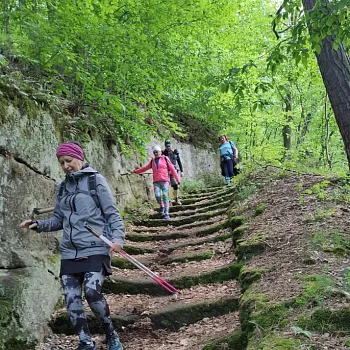 Kokořínsko - Nordic Walking přes Vrátenskou horu, Housku, Beškovský vrch do Panské Vsi u Dubé