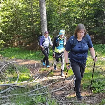 Beskydy. Ostravice - horský Nordic Walking výšlap k vodopádům Bučacího potoka