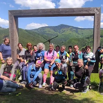 Beskydy. Ostravice - horský Nordic Walking výšlap k vodopádům Bučacího potoka