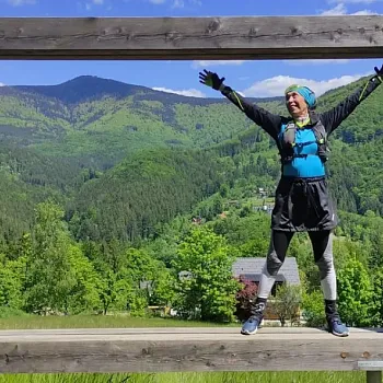 Beskydy. Ostravice - horský Nordic Walking výšlap k vodopádům Bučacího potoka