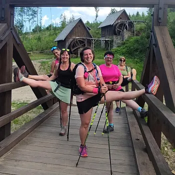 Zlaté Hory (v Jeseníkách) - Nordic Walking setkání s Plzeňskými walkerkami