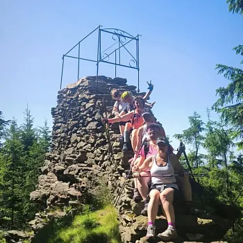 Zlaté Hory (v Jeseníkách) - Nordic Walking setkání s Plzeňskými walkerkami