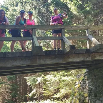 Zlaté Hory (v Jeseníkách) - Nordic Walking setkání s Plzeňskými walkerkami