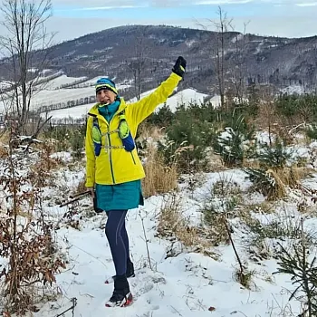 Nordic Walking Silvestr 2025 na Osikovém vrchu nad Zlatými Horami
