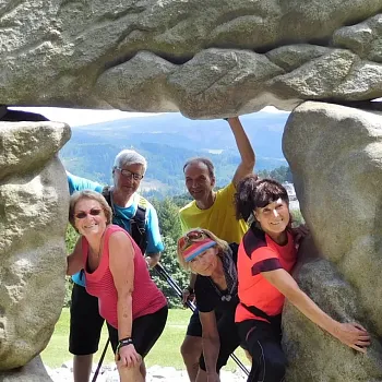 Lázně Jeseník, Studniční hora, Medvědí kámen - nádherná Nordic Walking lokalita