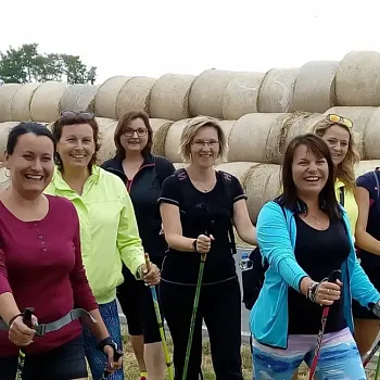 Nordic Walking Hořín - Zelčín - přívoz a víno nakonec