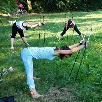 Nordic Walking jóga a jiné neplechy v Hostivaři