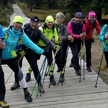 Nordic Walking z Červenohorského sedla na Švýcárnu