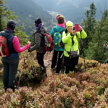 Nordic Walking z Červenohorského sedla na Švýcárnu