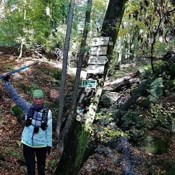 Podzim v Českém středohoří - Nordic Walking kouzelné vyhlídky