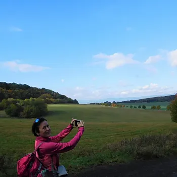 Podzim v Českém středohoří - Nordic Walking kouzelné vyhlídky