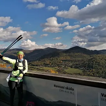 Podzim v Českém středohoří - Nordic Walking kouzelné vyhlídky