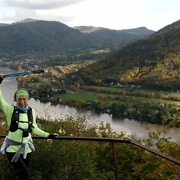Podzim v Českém středohoří - Nordic Walking kouzelné vyhlídky