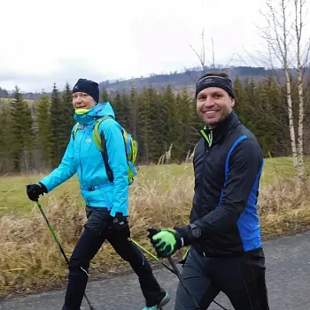 Nad Slezskou Hartou - Nordic Walking na Štěpána