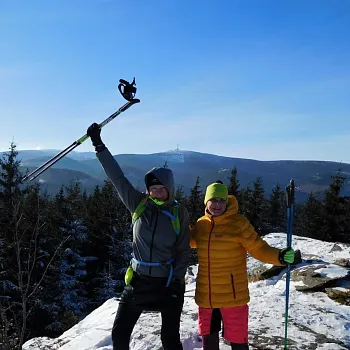 Jeseníky - Nordic Walking na Žárový vrch