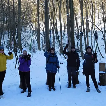Zimní Nordic Walking výšlap na Lovoš