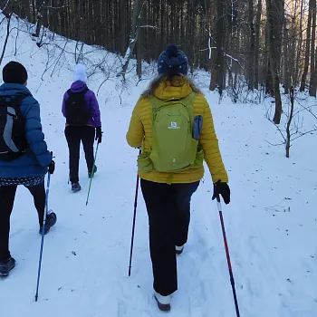 Zimní Nordic Walking výšlap na Lovoš