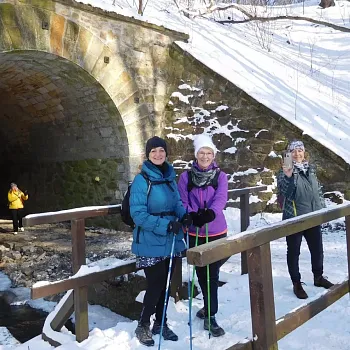 Zimní Nordic Walking výšlap na Lovoš