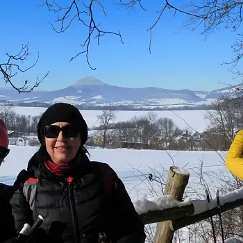 Zimní Nordic Walking výšlap na Lovoš