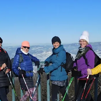 Zimní Nordic Walking výšlap na Lovoš