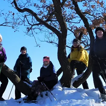 Zimní Nordic Walking výšlap na Lovoš
