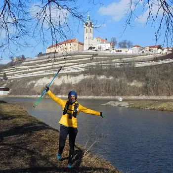 Nordic walking v mělnickém podzámčí