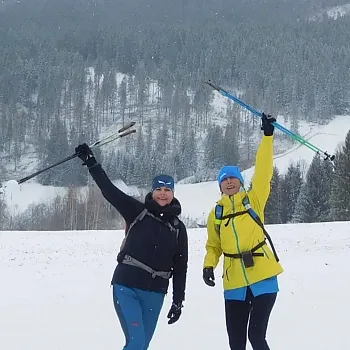 Okres Jeseník v lockdownu  - bílá sobota nad Zlatými Horami